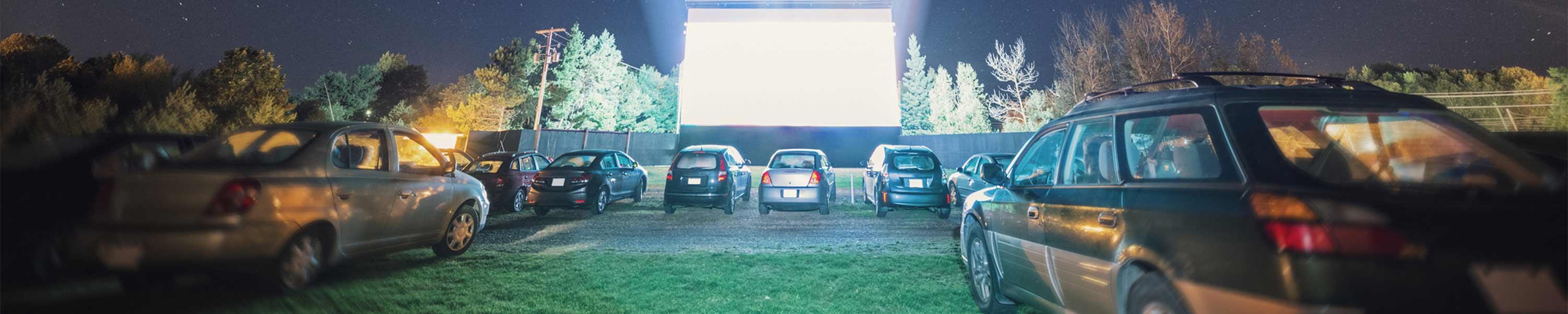 Cars at the drive-in